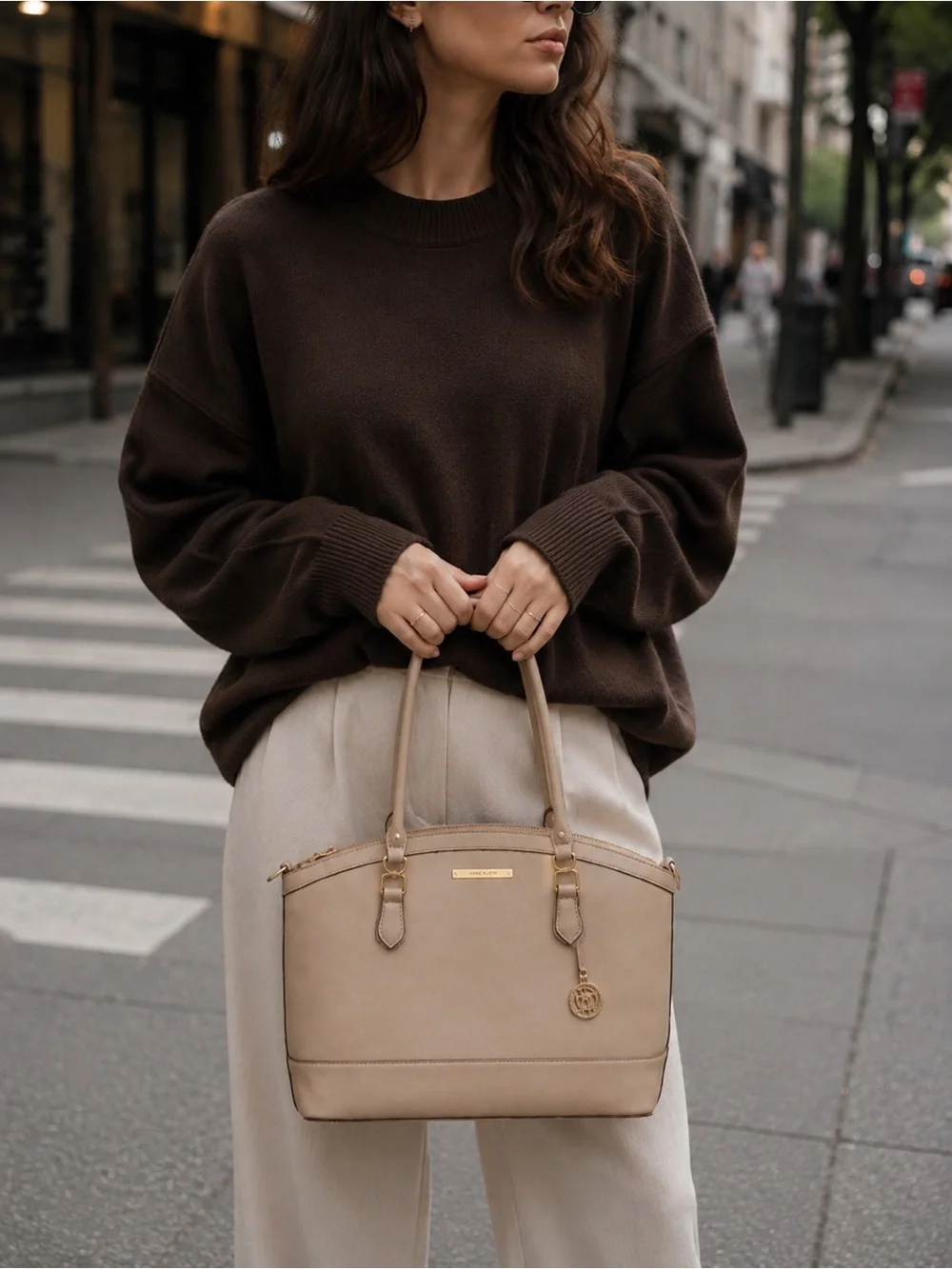 Anne Klein structured dome